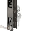 thumbnail image 5 of Prime-Line Keyed Sliding Glass Door Handle Set Replace Old or Damaged Door Handles Quickly and Easily Wood & Black Painted Diecast, Hook Style, Flush Mount, Fits 6-5/8" Hole Spacing (1 Set), 5 of 5