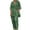 Green, variant on under $5 JINMGG Two Piece Outfits Women, 2026 Fashion Fall Women's Summer Suit Fashion Solid Color Long Sleeve Trousers Casual Two-Piece Suit Wine XL