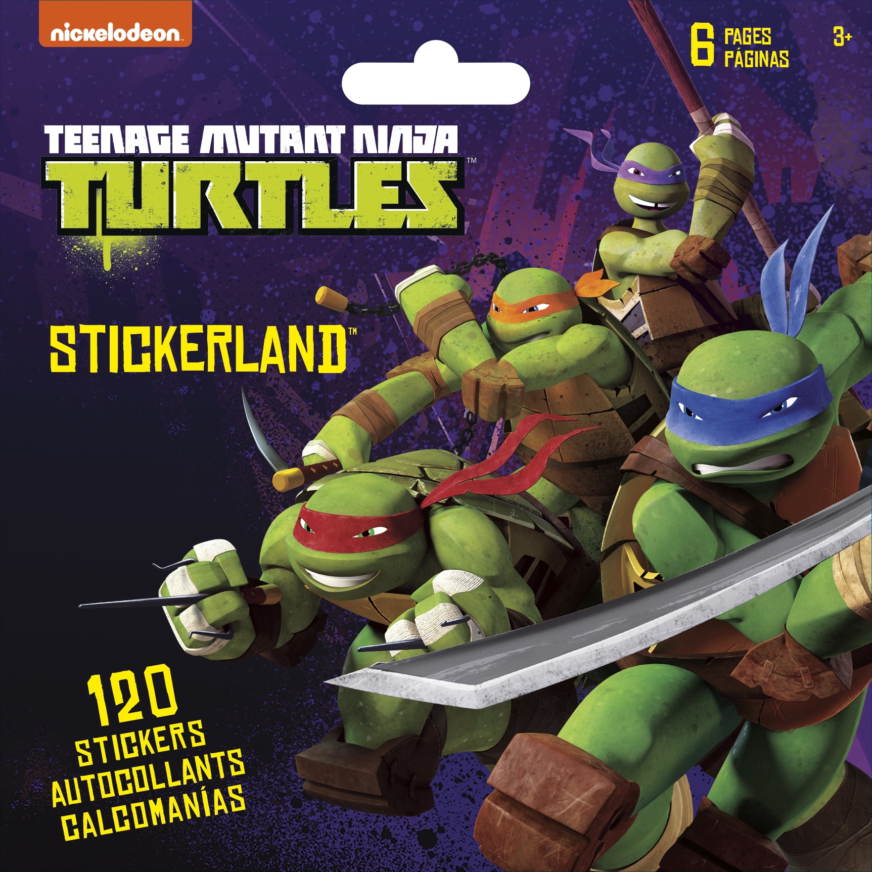 Teenage Mutant Ninja Turtles Stickerland Stickers, 6 Pages - Walmart