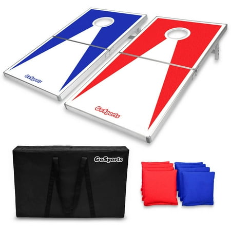 Gosports Pro Regulation Size Bean Bag Toss Set Gosports Pro Regulation Size Bean Bag Toss Set Superior Aluminum Frame Red And Blue Design