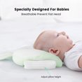 thumbnail image 2 of Almohada Para Bebé, Soporte Para La Cabeza Y El Cuello, Almohada En Forma De U Para Prevenir La Cabeza Plana, Almohada Suave De Algodón Para Niños Pequeños Con Columna Ajustable Muyoka Hogar, 2 of 7