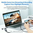 thumbnail image 4 of 7829 Type C+USB to HDTV Gaming Card 4K Video Device for Live Streaming Share Game, 4 of 10