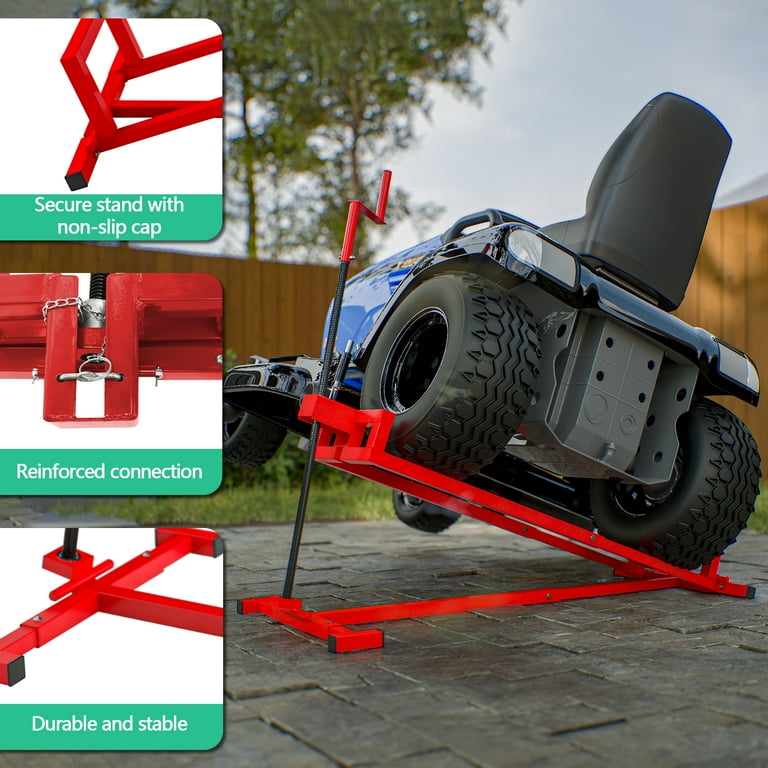 WIILAYOK Portable Lawn Mower Lift Jack for Home Garage Garden Power Tool with 882 Lbs Load Capacity Walmart
