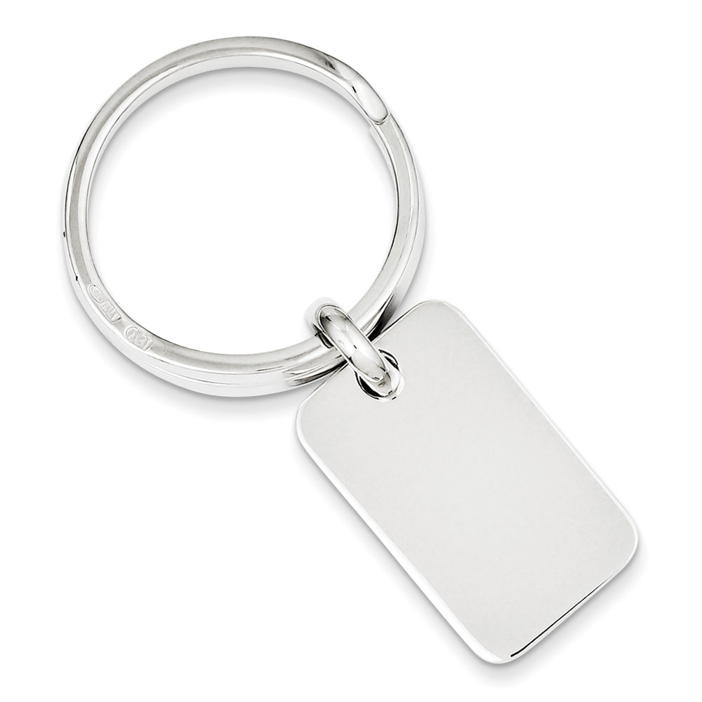Keychain 925 Sterling Silver Big Piece Silver Classy Keychains Car Keychain for Home Fashion Keychain