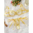 thumbnail image 3 of Floral Embroidery Mesh Lingerie Set, 3 of 8