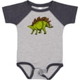 thumbnail image 3 of Inktastic Smiling Stegosaurus Boys or Girls Baby Bodysuit, 3 of 5