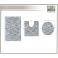 thumbnail image 4 of Home Weavers Essential 3-Piece Bathroom Rug Set, Plush Microfiber Bath Mat, U-Shaped Contour Rug and Toilet Lid Cover, Ultra Absorbent, Quick-Dry, Non-Slip Bathroom Mats, Machine Washable, Grey, 4 of 9