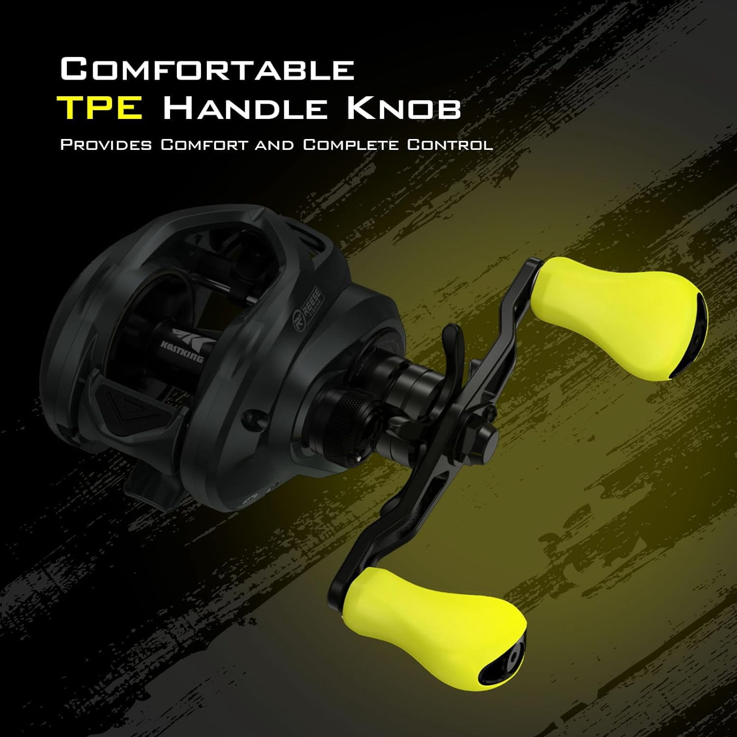 KastKing Skeet Reese Icon Baitcasting Reels - AutoMag Dual Braking System Fishing Reel, 7oz Lightweight Aluminum Frame,17.6 Lb Carbon Drag,11 + 1 Stainless Steel BB,7.2:1 Gear Ratio, TPE Handle Knobs