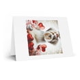 thumbnail image 2 of DistinctInk Greeting Card / Note Card - Valentine's Day Dandie Dinmont Terrier - PACK of 10, 2 of 7
