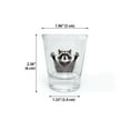 thumbnail image 2 of WIRESTER 1.5oz Crystal Shot Glass for Coffee Beer Wine Whiskey Vodka Milk Water & More - Raccoon Hands Out, 2 of 6