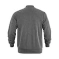 thumbnail image 5 of Men's Sweatshirt Full Zip Up Stand Collar No Hood Casual Jackets with Pockets Long Sleeve Mock Neck Fall Warm Coats, XL, 5 of 10
