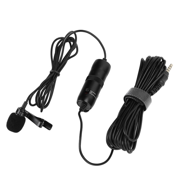Micrófono de corbata solapa SL1, micrófono Lavalier, Clip de corbata portátil, Mini micrófono de Audio, conector de 3,5mm para grabación de Audio,Micrófono lavalier Mini micrófono Micrófono con clip d Higoodz Accesorios electrónicos