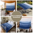 thumbnail image 6 of Navy Blue Ombre Tapestry for Bedroom Wall Hanging Tapestry, Farmhouse Modern Gradient Ceiling Backdrop Tapestries Poster Blanket Wall Decor for Teens Room Living Room Dorm 59" x 79", 6 of 8