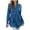 Blue-01, variant on STETMN V Neck Wrap Top for Women Casual Tie Front Tunic T-Shirt Loose Elegant Long Sleeve Shirt