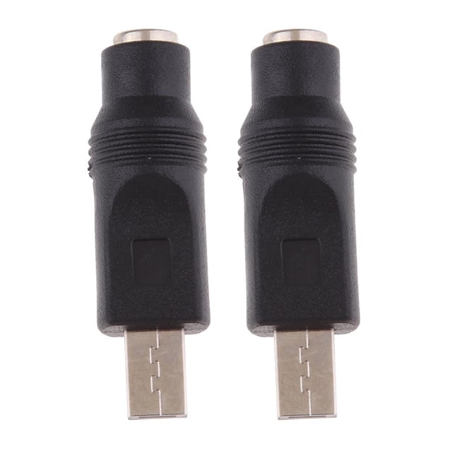2 Paquetes De Adaptador De Carga 5.5 Mm X 2.1 19V Compatible Para Eeebook X205T Baoblaze Adaptador de carga Power Jack