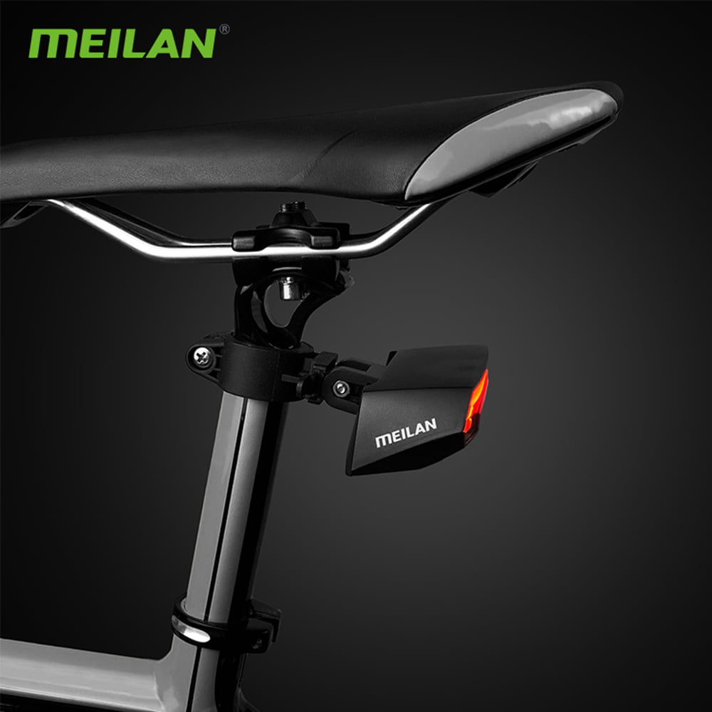 Mountain Bike LED Smart Rear Light Bicycle Turn Signal Remote Control Taillight 