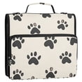 thumbnail image 5 of FORMRS Zipper Binder with Shoulder Strap 2-inch Ring 500 Sheet Capacity File Bag, Cute Cat Paw, 5 of 5
