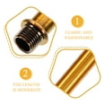thumbnail image 3 of unbranded 2Pcs Metal Extension Rod for Light Fixtures 17.0x0.6x0.6in, 3 of 6