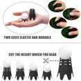 thumbnail image 3 of czcpp-20pcs Golf Tees, Outdoor Indoor Plastic Golf Simulator Tees Practice Training Golf Mat Tees for Home Outside Sports-Lover Athletes (10 Tall & 10 Small, Black), 3 of 4