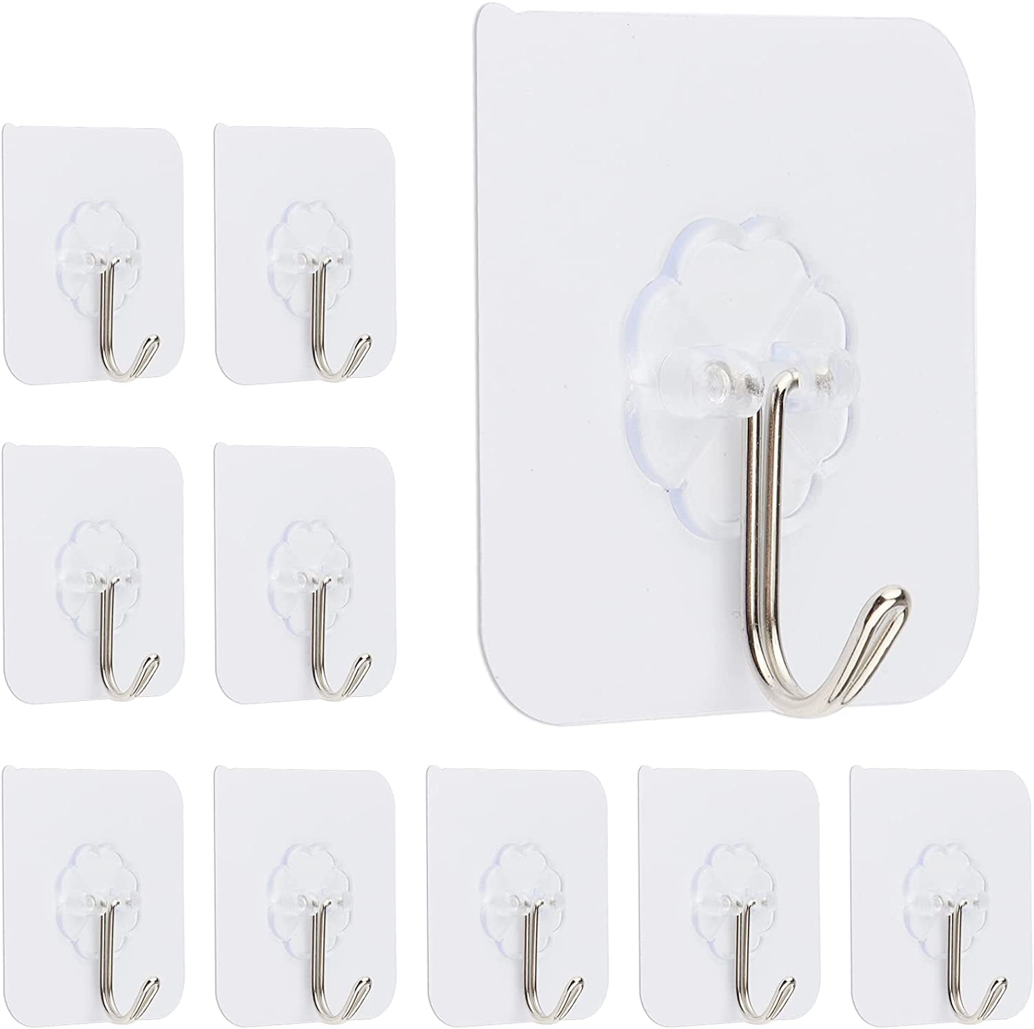 Wall Hook Sticky Heavy Duty Command Hooks Adhesive Removable Hooks for