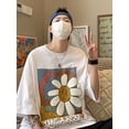 thumbnail image 3 of Summer New Casual Loose T-shirt Short Sleeved Men‘s Fashion Loose Printing Large 8XL Hip Hop Couple Wear Half Sleeve Cotton Top, 3 of 7