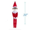 The Elf on the Shelf Plushee Pals Huggable – 27-Inch Oversized Scout Elf Plush Toy for Cuddling and Year-Round Play – Soft and Touchable Elf Friend.