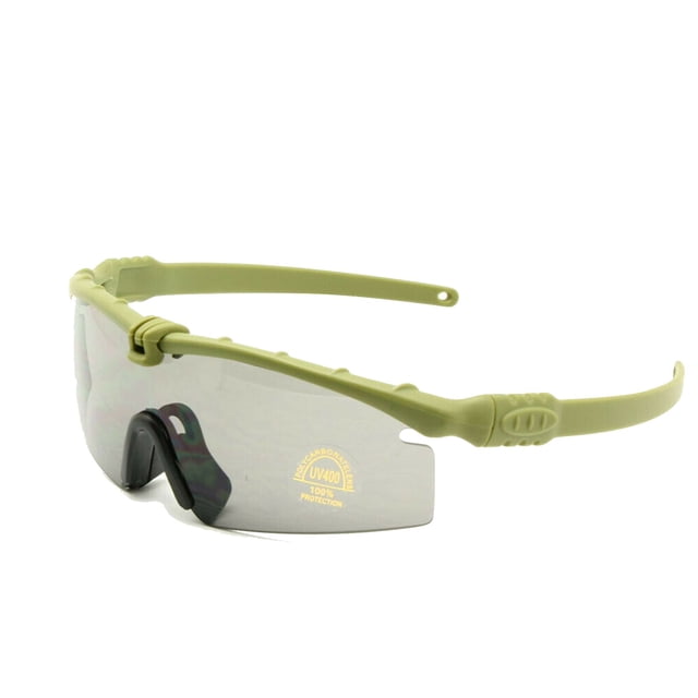 Polarized Military Sunglasses Ballistic Army Goggles Men Frame 3/4 Lens Combat War Game Eyeshields
