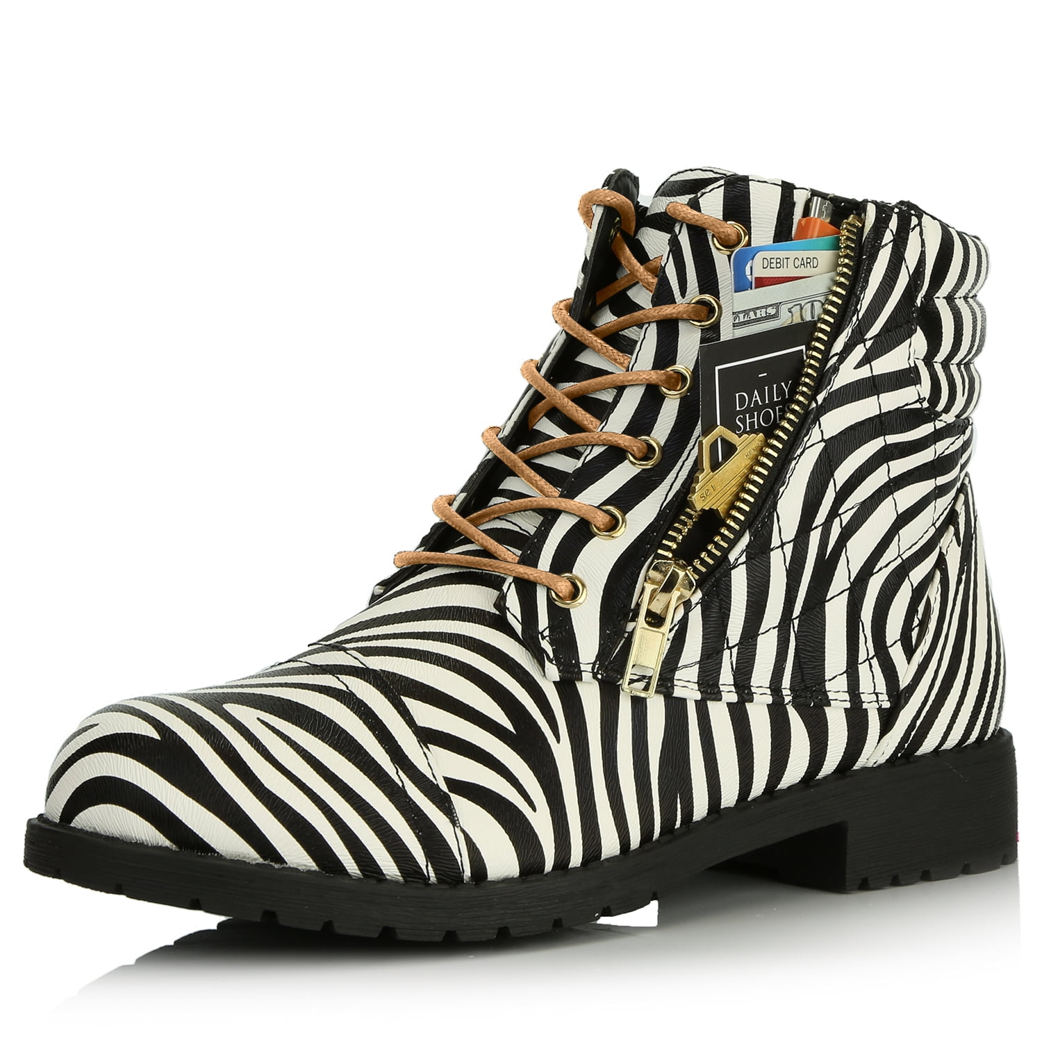 wide combat boots