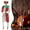 A, variant on 18.9-Inch Fashion Skeleton Hanging Decoration – Movable Joints Halloween Prop for Indoor and Outdoor Display