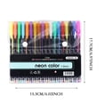 thumbnail image 3 of Dsscvnef Fresh Glitter Pen Diy Student Coloring Items South Stationery Highlighter Gouache Mini 2ml, 3 of 9