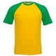 thumbnail image 1 of Fruit of the Loom - Camiseta de manga corta selecciones/peñas - hombres (Girasol/Verde Kelly), 1 of 2