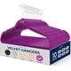 thumbnail image 1 of Ganchos de Terciopelo Premium Serenelife, Ahorradores de Espacio, Resistentes, con Gancho Metálico Giratorio de 360°, para Trajes, Pantalones y Vestidos, Morado, Pack 10, 1 of 6