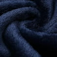 thumbnail image 4 of Tao Tao Men's Soft Fleece Plush Robe Full Length Long Bathrobe Navy M, 4 of 4