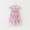 Pink267, variant on Child Toddler Girls O-Neck Fly Sleeve Star Moon Sequin Dress Rainbow Tie Dye Dance Party Ruffles Dresses Clothes Breathable Special Occasion Back To School Swing Flowy Kids Sundress