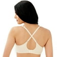 thumbnail image 3 of Bali One Smooth U® Ultra Light Illusion Neckline Underwire Bra Scarlet Berry 36DD Women's, 3 of 3