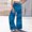 Pink#507, variant on Bovemsi Ladies' Boho Printed High Waist Palazzo Pants - Wide Leg Loose Fit Summer Casual Trousers with Pockets, Blue, L