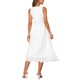 thumbnail image 3 of Vestido de verano sin mangas para mujer Inspire Chic, vestido midi en línea A, casual de algodón, vestido de vacaciones XL blanco, 3 of 6