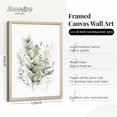 thumbnail image 2 of Watercolor Botanical Wall Art Set of 3 Boho Floral Canvas Wall Decor Prints Sage Green Wildflower Wall Art Modern Flower Pictures Botanical Painting for Bedroom Bathroom 12x16 Inch d, 2 of 6