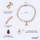 thumbnail image 4 of Pulseras Mujer de Perlas con Iniciales Oro 18k LuckyLy, Modelo Galia blanco UNITALLA, 4 of 6