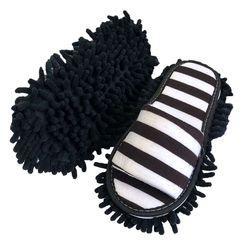 SHIYAO Lazy Cleaning Foot Cleaner Slipper Microfiber Soft Wearable