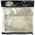 thumbnail image 4 of Lillian Tablesettings 48-Count Premium Plastic Fork, Sahara, 4 of 4