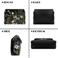 thumbnail image 5 of KUIFORTI White Flower Small Crossbody Bag Trendy Durable Medium Flap Crossbody Handbag with Chain Strap Functional Shoulder Bag for Women for Work Shopping, 5 of 7