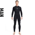 thumbnail image 2 of Naiovety DIVE SAIL Trajes de neopreno de 3MM Traje de buceo de neopreno SCR Pantalones largos de manga larga Traje de surf resistente al desgaste para Deportes acuáticos Negro SG Naiovety OD003296-04, 2 of 6