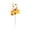 C, variant on Artificial Maple Leaf and Pumpkin Fall Bouquet - 20.5 inch Thanksgiving Harvest Decorative Sprig Set with Fabric Foliage and Mini Gourds for Table Centerpiece Vase Arrangement - Style C