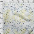 thumbnail image 2 of oneOone Viscose Chiffon Pale Yellow Fabric Flower Watercolor Quilting Supplies Print Sewing Fabric By The Yard 42 Inch Wide, 2 of 4