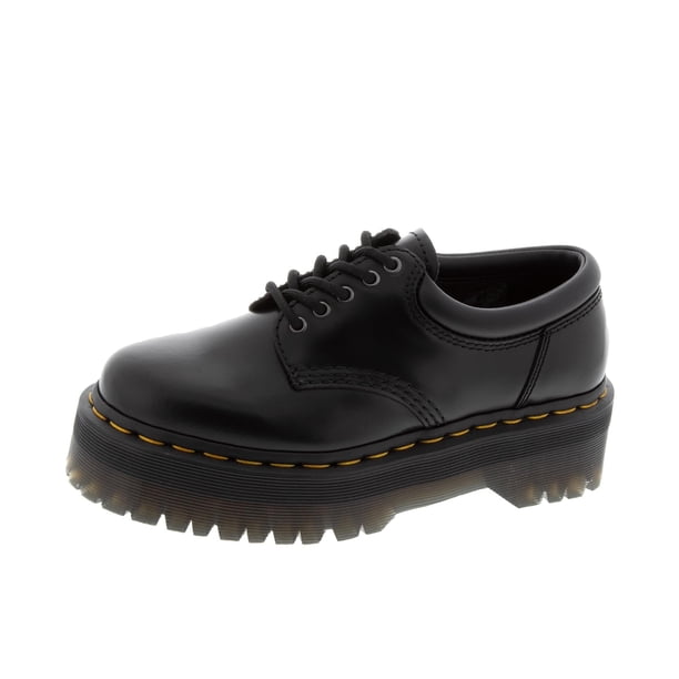 Zapatos Dr. Martens 8053 Quad 5-Ojetes Negro Pulido Liso
