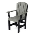 thumbnail image 4 of Wildridge Heritage 9-Piece 44"x94" Dining Set, Dark Gray and Black - Outdoor Weather Resistant Recycled Plastic Furniture for Patio, 4 of 5