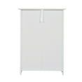 thumbnail image 3 of JAXSUNNY Tilt Out Trash Cabinet 10 Gallon Free Standing Storage Can Wood Hideaway Trash Holder, White, 3 of 18