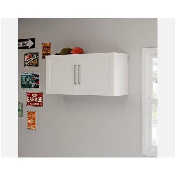 Sauder GarageCore Storage Bundle in White Finish