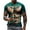 Green, variant on ZCFZJW Daily Tops for Men Big and Tall Regular Fit Casual Summer Short Sleeve 3D Fake Muscle Pattern Graphic T-Shirts Trendy Crewneck Holiday Comfy Pullovers Green XXL